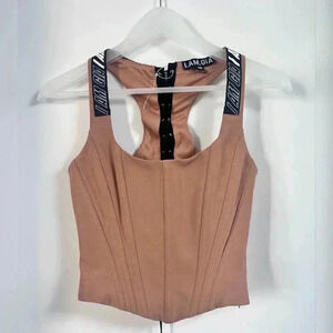 I.AM.GIA SIOBHAN CORSET (TAN) NEW SIZE XS